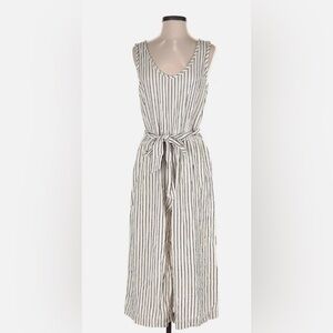 GAP Black and White Striped jumpsuit